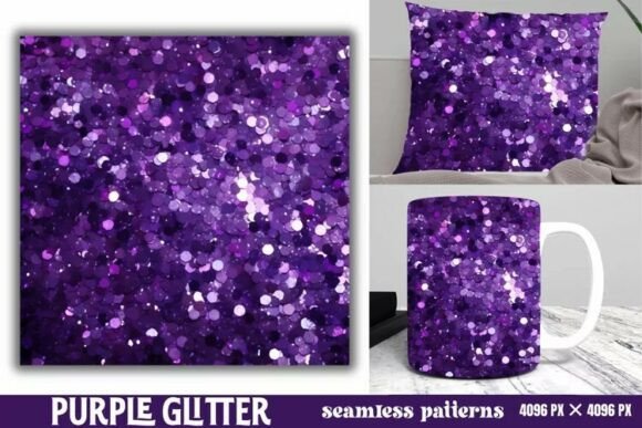Download Purple Glitter Background Digital Paper - Digital paper Collection