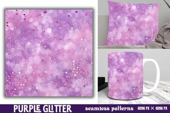 Download Purple Glitter Background Digital Paper - Digital paper Collection