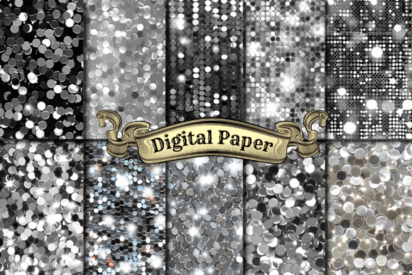 Download Luxury Silver Digital Paper - Digital paper Collection