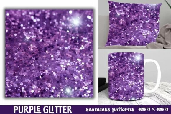 Download Purple Glitter Background Digital Paper - Digital paper Collection