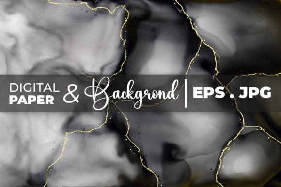 Download Elegant Black Gold Alcohol Digital Paper - Digital paper Collection