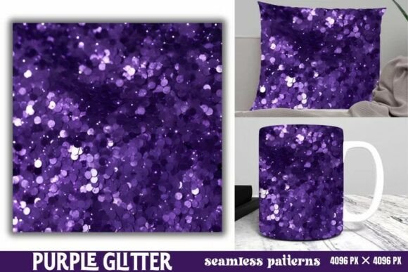 Download Purple Glitter Background Digital Paper - Digital paper Collection