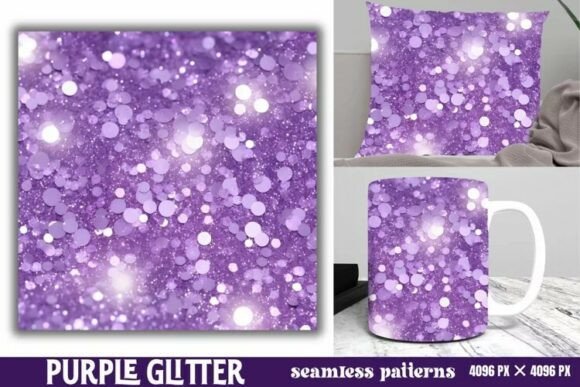Download Purple Glitter Background Digital Paper - Digital paper Collection