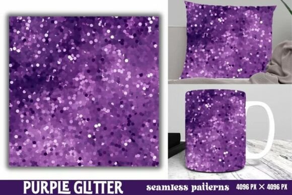 Download Purple Glitter Background Digital Paper - Digital paper Collection