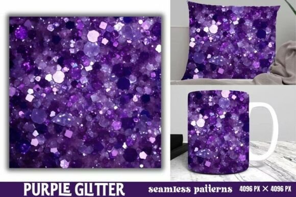 Download Purple Glitter Background Digital Paper - Digital paper Collection