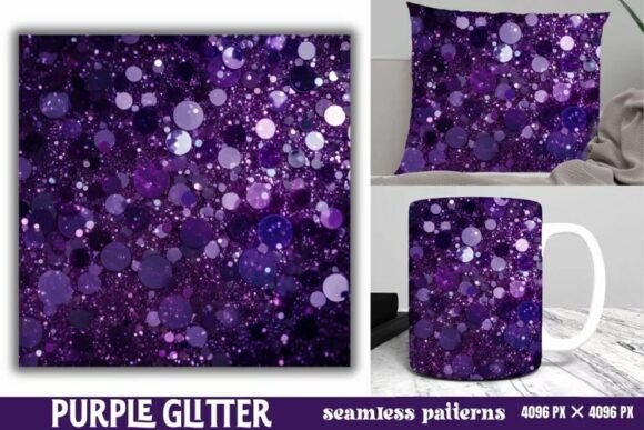 Download Purple Glitter Background Digital Paper - Digital paper Collection