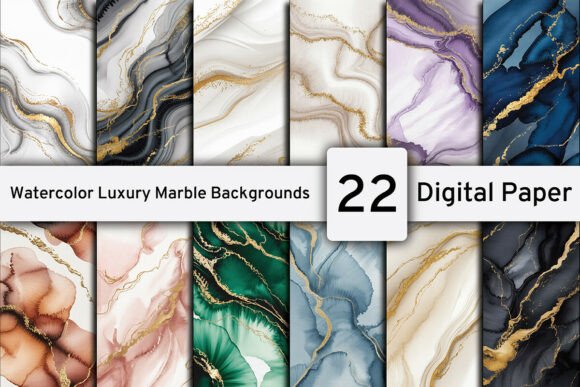 Download Luxury Marble Digital Paper Backgrounds - Digital paper Collection