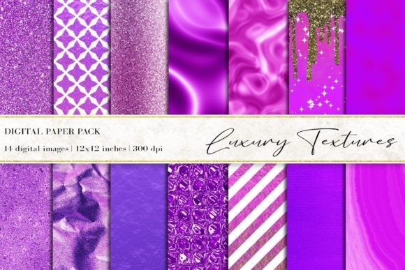 Download Violet Luxury Digital Papers - Digital paper Collection