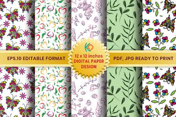 Download Vector Digital Paper Design - Digital paper Collection