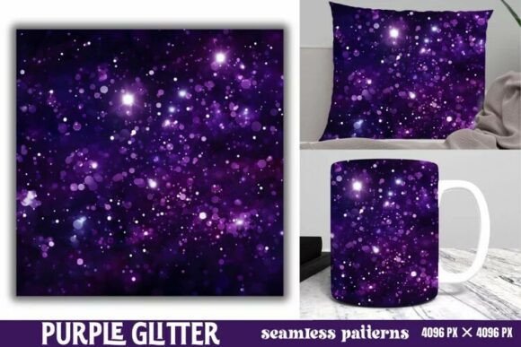 Download Purple Glitter Background Digital Paper - Digital paper Collection
