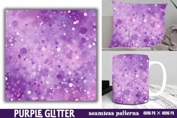 Download Purple Glitter Background Digital Paper - Digital paper Collection