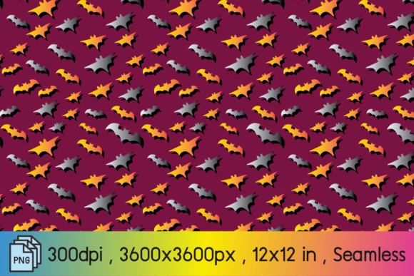 Download Bat Gold&amp;Silver Digital Paper - Digital paper Collection