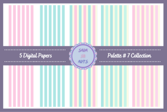 Download Seamless Stripes Pattern Digital Paper - Digital paper Collection