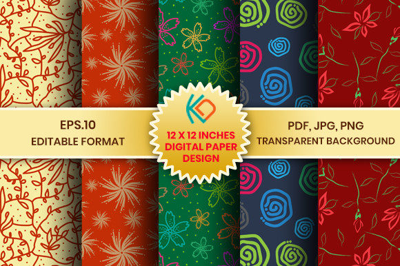 Download Seamless Patern Digital Paper Design - Digital paper Collection