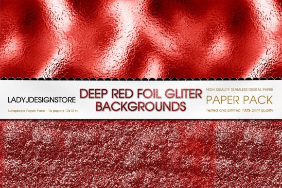 Download Crimson Red Foil Glitter Digital Paper - Digital paper Collection