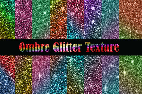 Download Ombre Glitter Texture Digital Paper - Digital paper Collection
