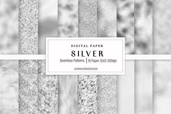 Download Luxury Silver Digital Paper - Digital paper Collection