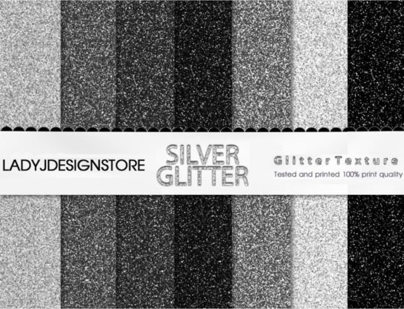 Download Silver Glitter Digital Papers - Digital paper Collection