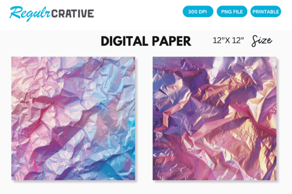 Download Pink Iridescent Digital Paper Background - Digital paper Collection