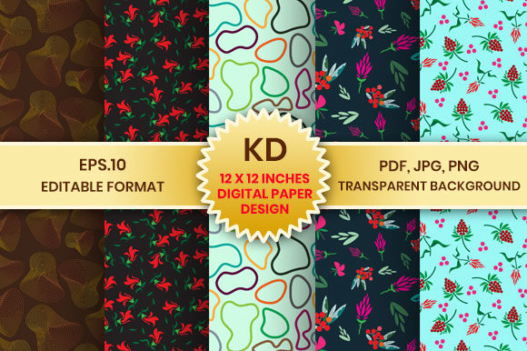Download Digital Paper Design Seamless Pattern - Digital paper Collection